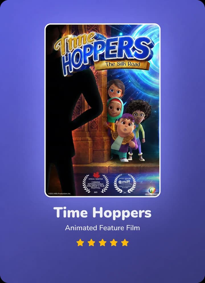 Time Hoppers animated feature film